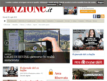 Tablet Screenshot of lazione.it